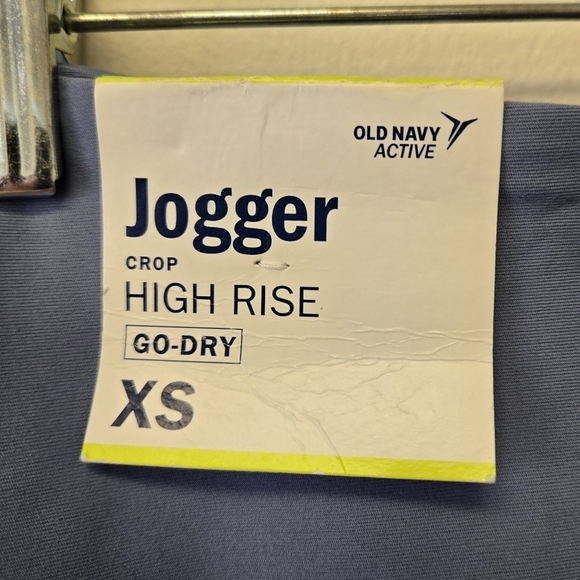 Old Navy Active Powersoft high rise crop jogger pants blue XS - Picture 8 of 11